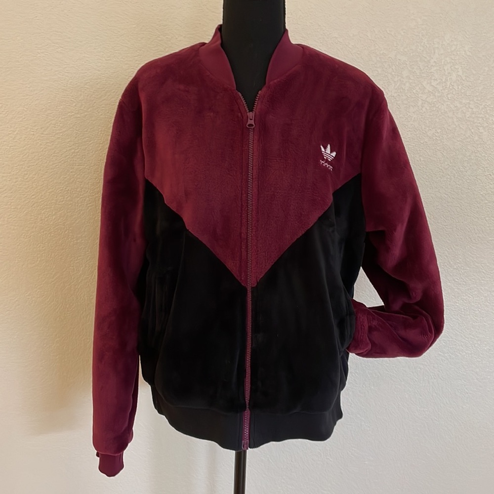 Adidas Chevron Fuzzy track jacket